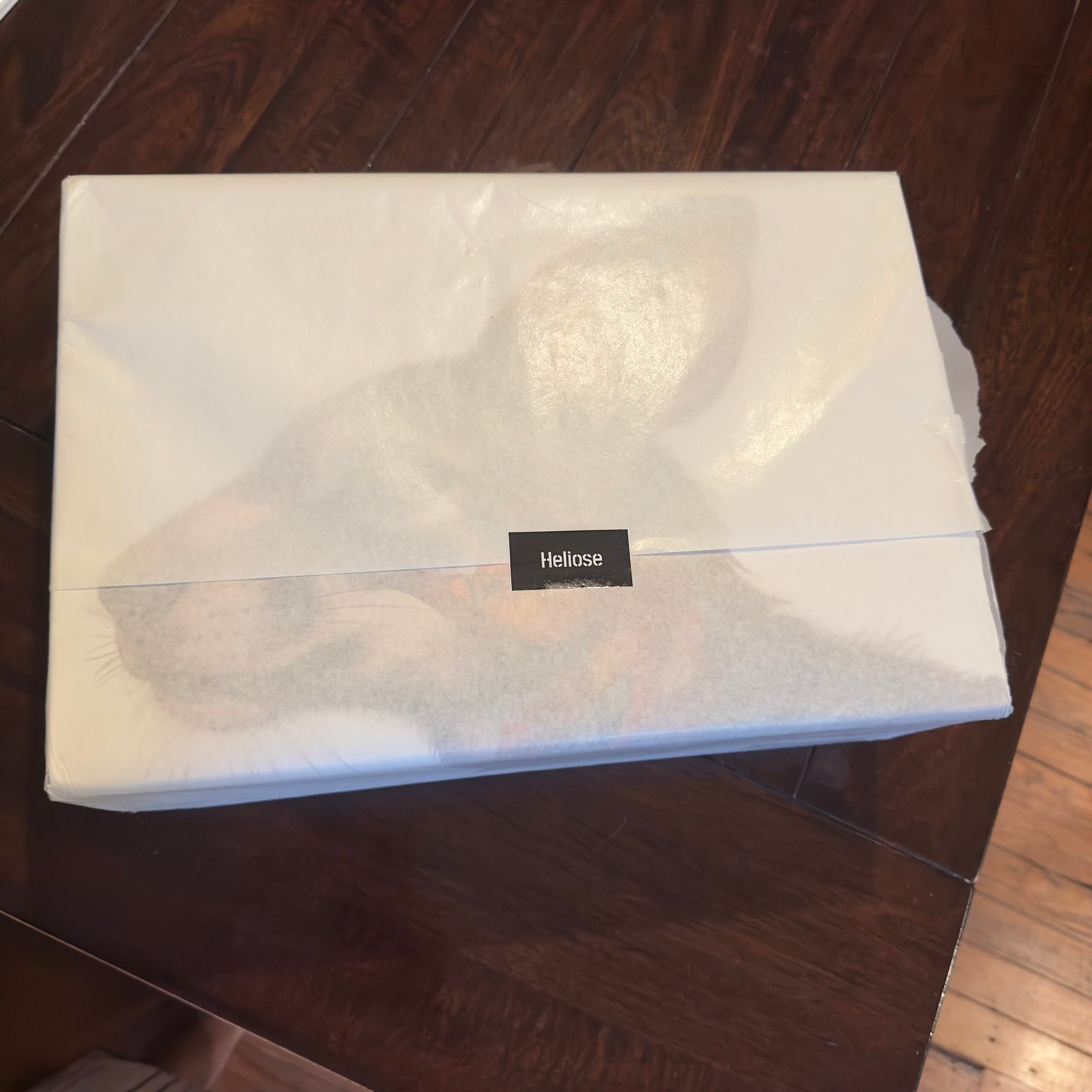 Heliose Shoes Heliose packaging wrapped in tissue paper