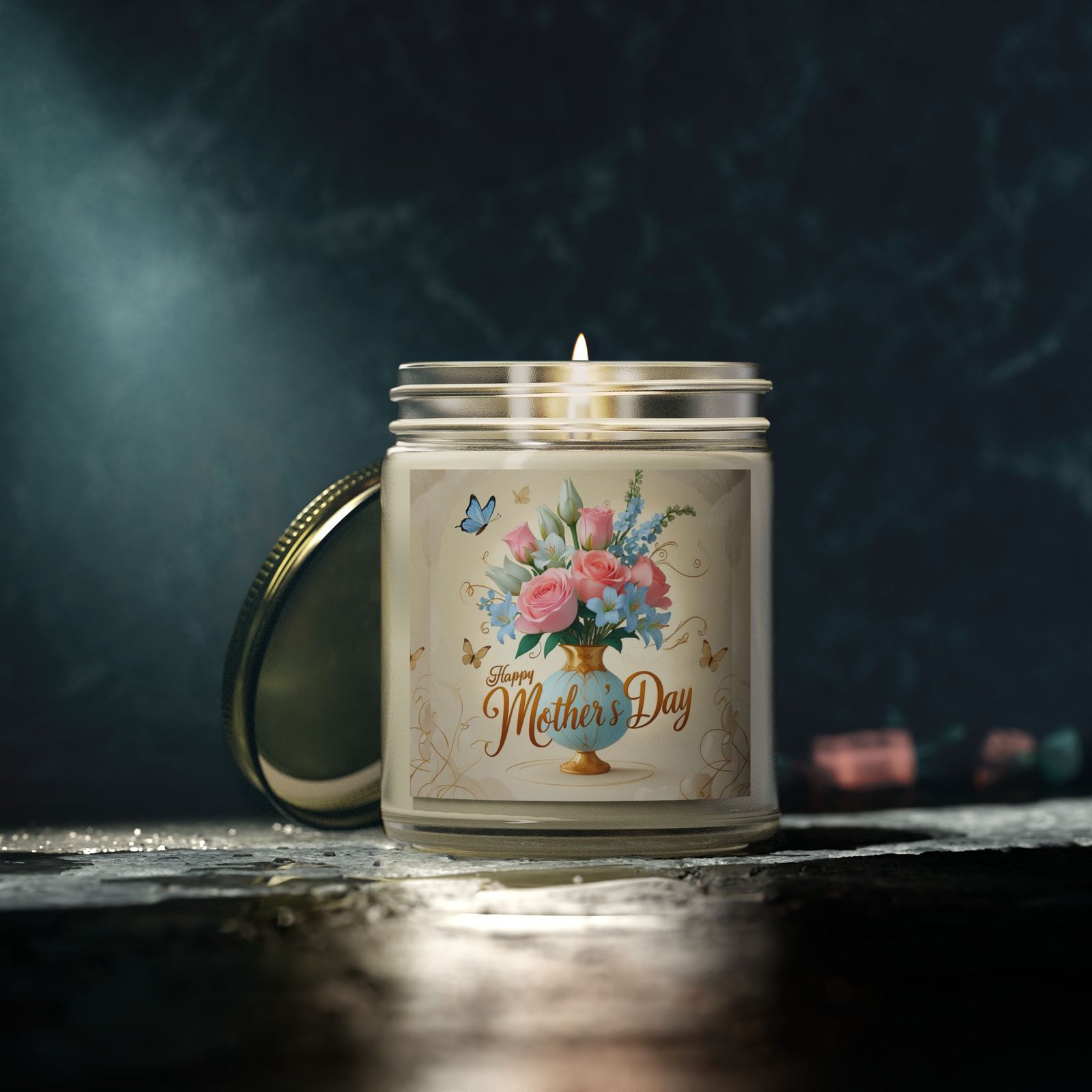 happy mother's day scented candle, 9 different scents to choose from, 4 and 9 oz, wax candle, aromatherapy gift for mom, home decor,selfcare happy mother's day scented candle, 9 different scents to choose from, 4 and 9 oz, wax candle, aromatherapy gift for mom, home decor,selfcare