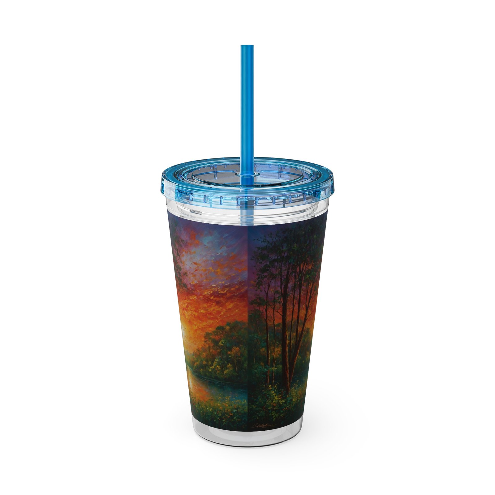 sunsplash tumbler with straw vibrant sunset drinkware for relaxing moments, summer vibe, gift for nature lovers, eco friendly, travel mug sunsplash tumbler with straw vibrant sunset drinkware for relaxing moments, summer vibe, gift for nature lovers, eco friendly, travel mug