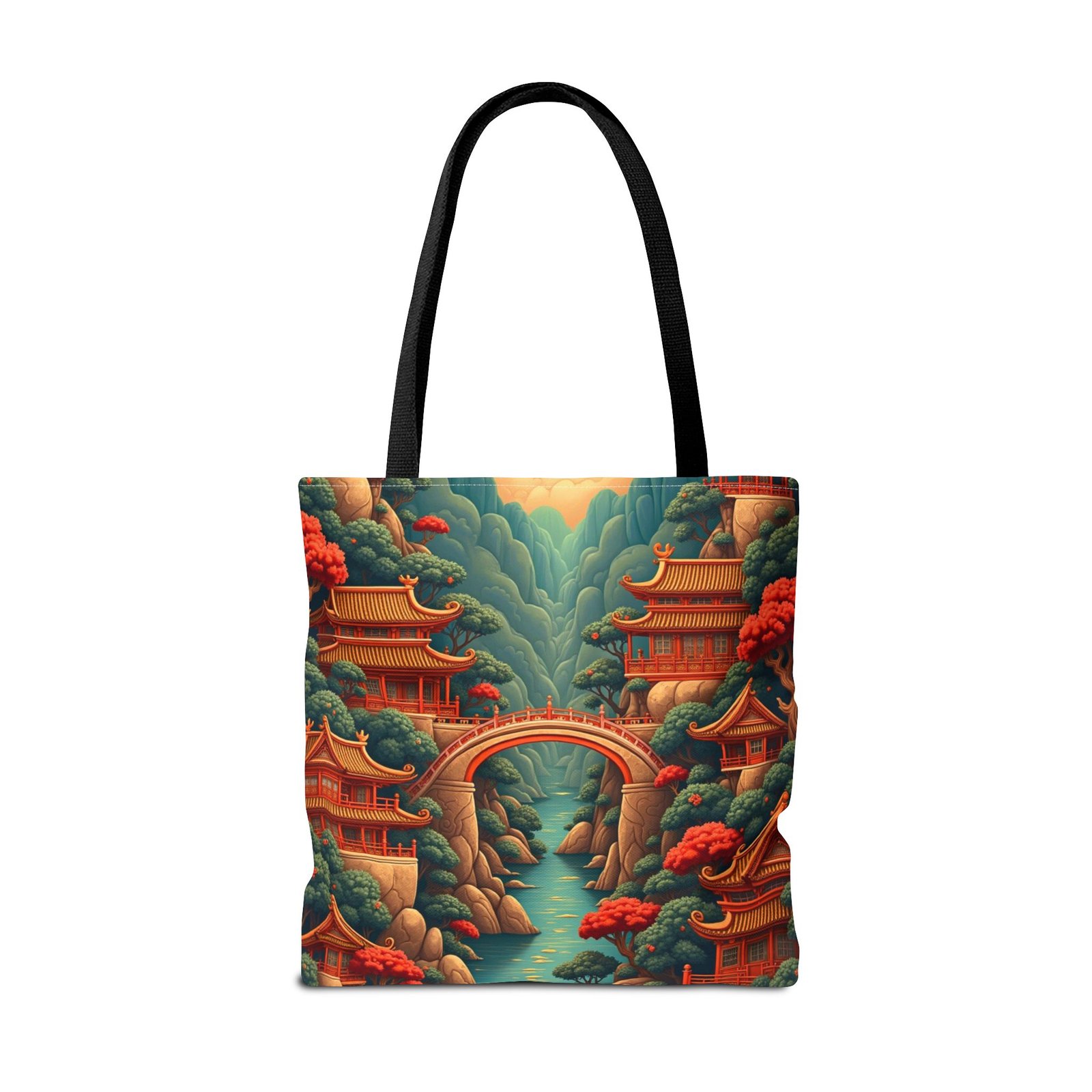 asian landscape tote bag stylish eco friendly shopper, perfect for travel, nature lovers, gifts, beach days, and everyday use asian landscape tote bag stylish eco friendly shopper, perfect for travel, nature lovers, gifts, beach days, and everyday use