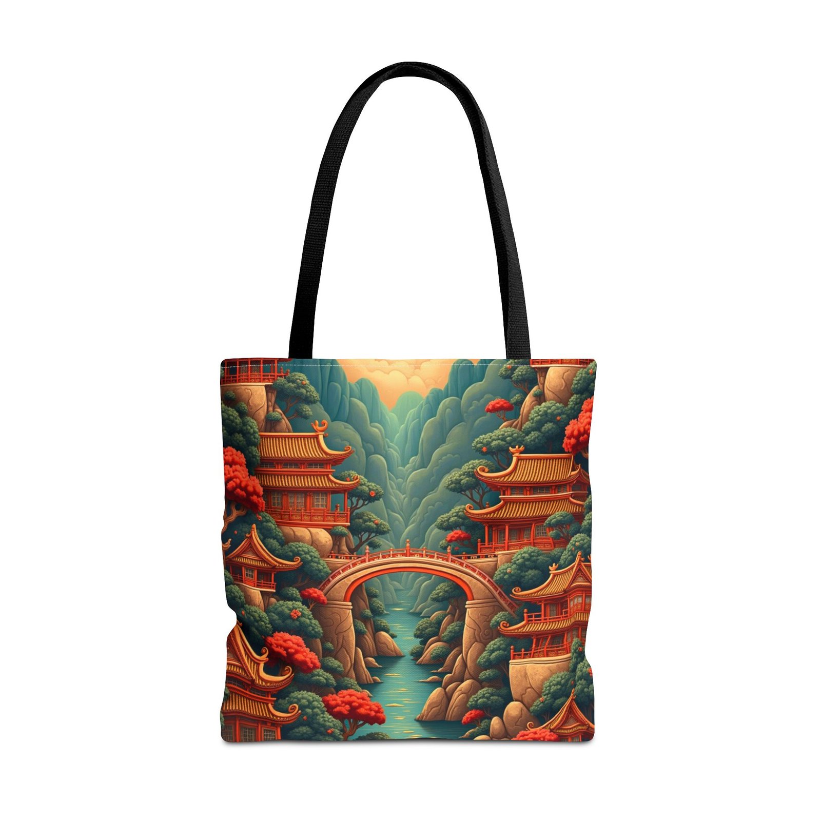 asian landscape tote bag stylish eco friendly shopper, perfect for travel, nature lovers, gifts, beach days, and everyday use asian landscape tote bag stylish eco friendly shopper, perfect for travel, nature lovers, gifts, beach days, and everyday use