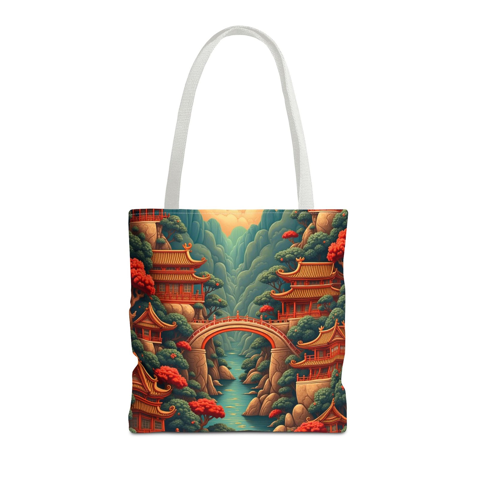 asian landscape tote bag stylish eco friendly shopper, perfect for travel, nature lovers, gifts, beach days, and everyday use asian landscape tote bag stylish eco friendly shopper, perfect for travel, nature lovers, gifts, beach days, and everyday use