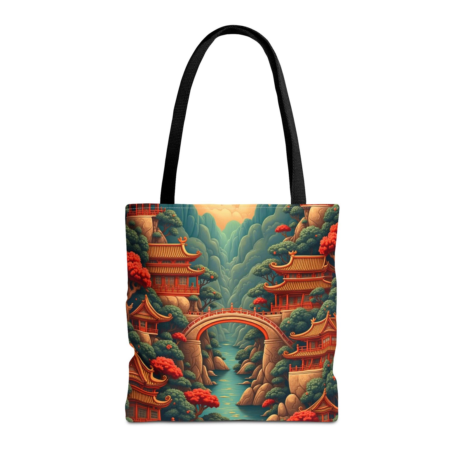 asian landscape tote bag stylish eco friendly shopper, perfect for travel, nature lovers, gifts, beach days, and everyday use asian landscape tote bag stylish eco friendly shopper, perfect for travel, nature lovers, gifts, beach days, and everyday use