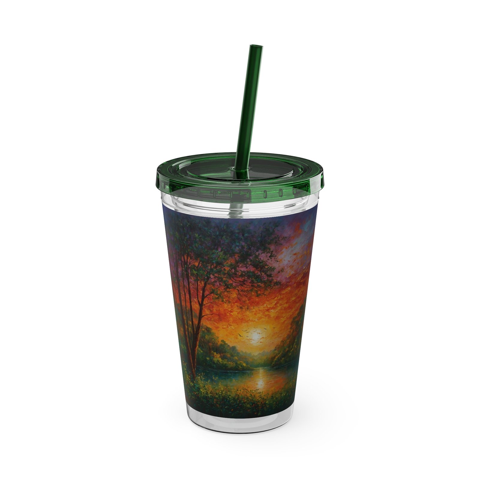sunsplash tumbler with straw vibrant sunset drinkware for relaxing moments, summer vibe, gift for nature lovers, eco friendly, travel mug sunsplash tumbler with straw vibrant sunset drinkware for relaxing moments, summer vibe, gift for nature lovers, eco friendly, travel mug