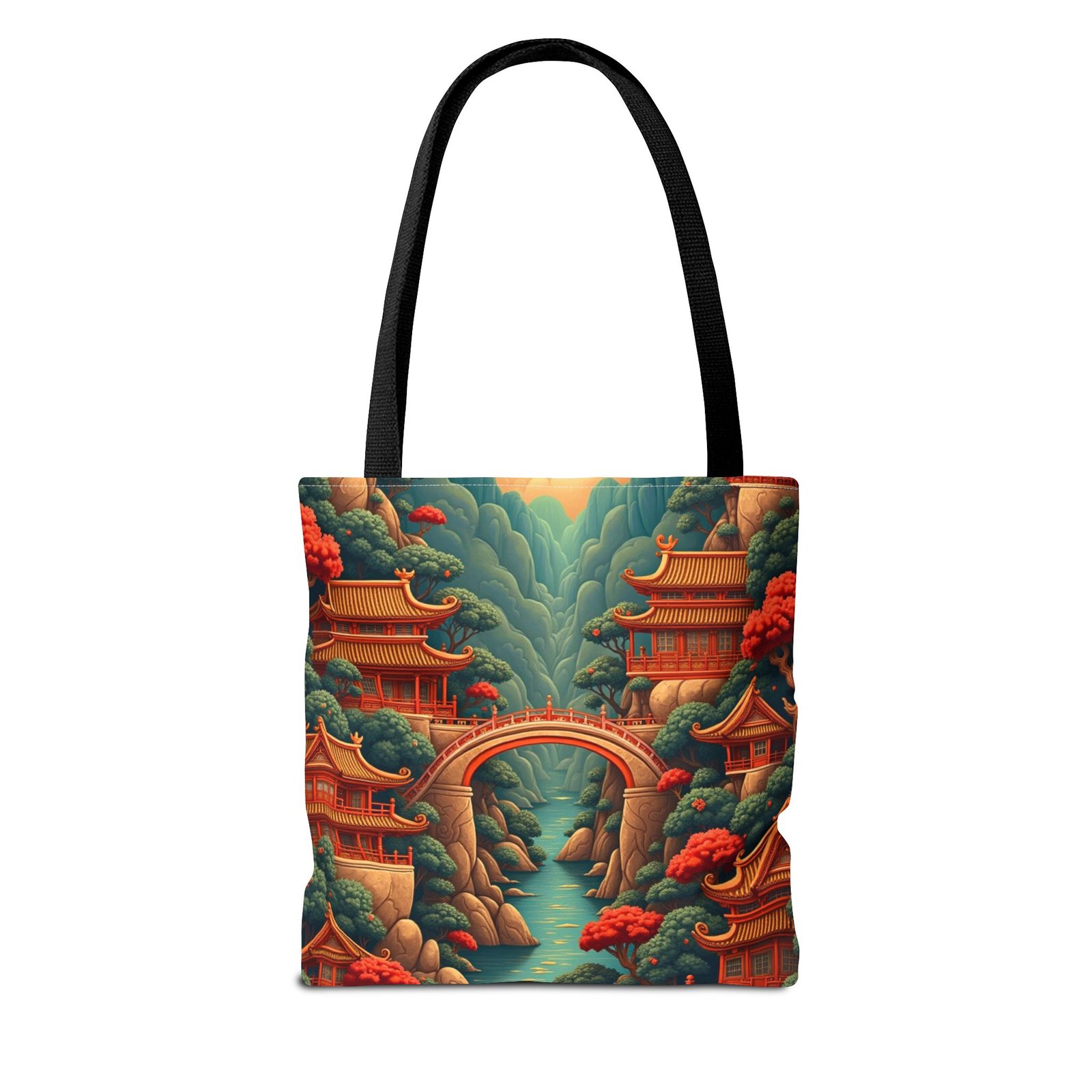 asian landscape tote bag stylish eco friendly shopper, perfect for travel, nature lovers, gifts, beach days, and everyday use asian landscape tote bag stylish eco friendly shopper, perfect for travel, nature lovers, gifts, beach days, and everyday use