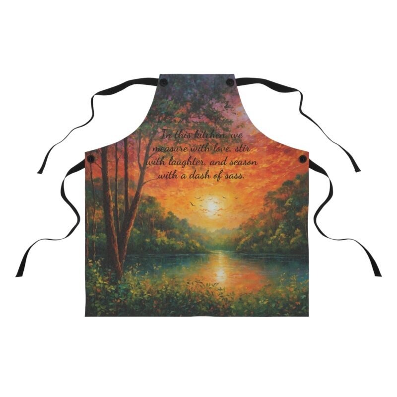 personalized into summer apron cooking accessory for outdoor bbqs, lightweight and stylish custom text design, name or wording of choice