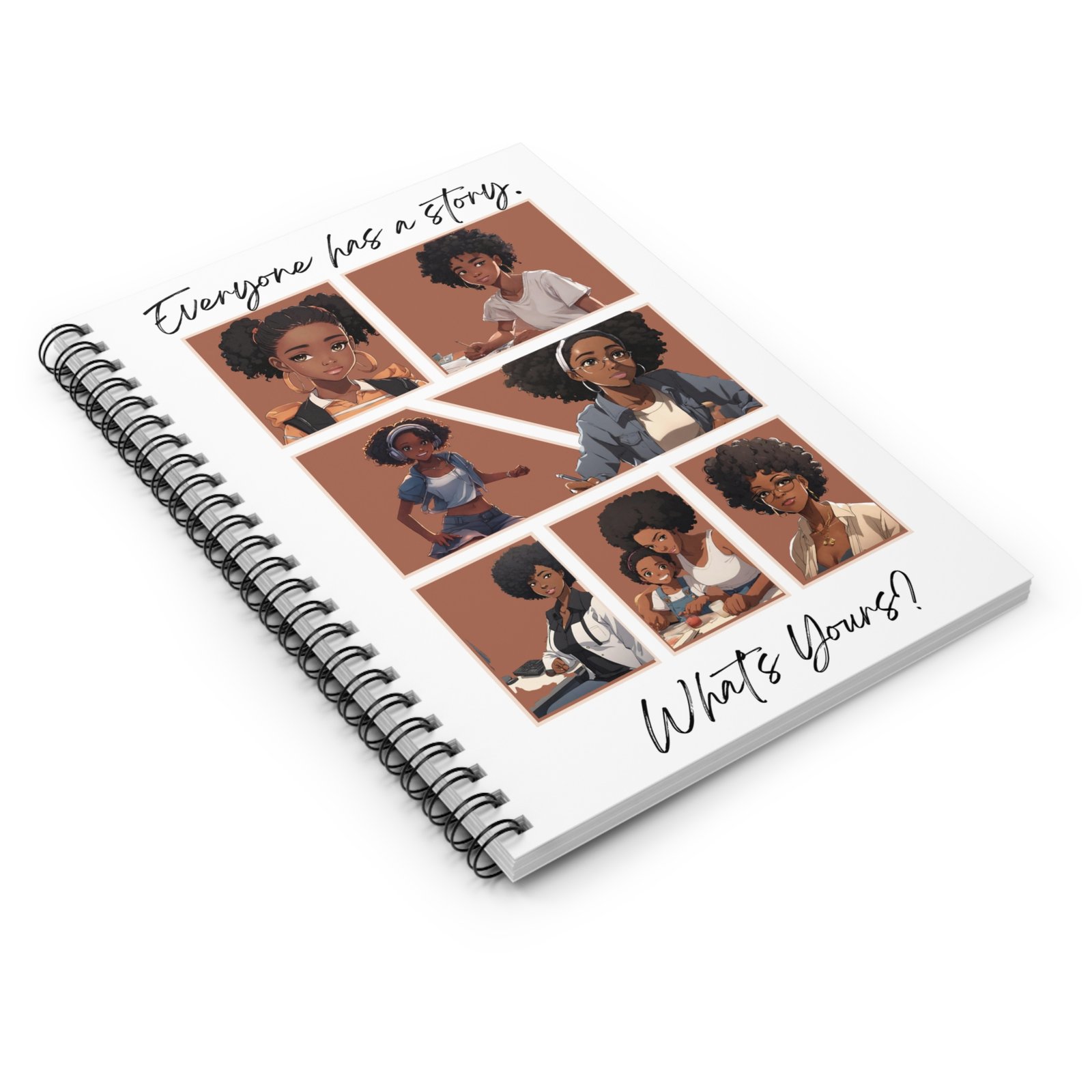 everyone has a story!spiral notebook ruled line everyone has a story!spiral notebook ruled line