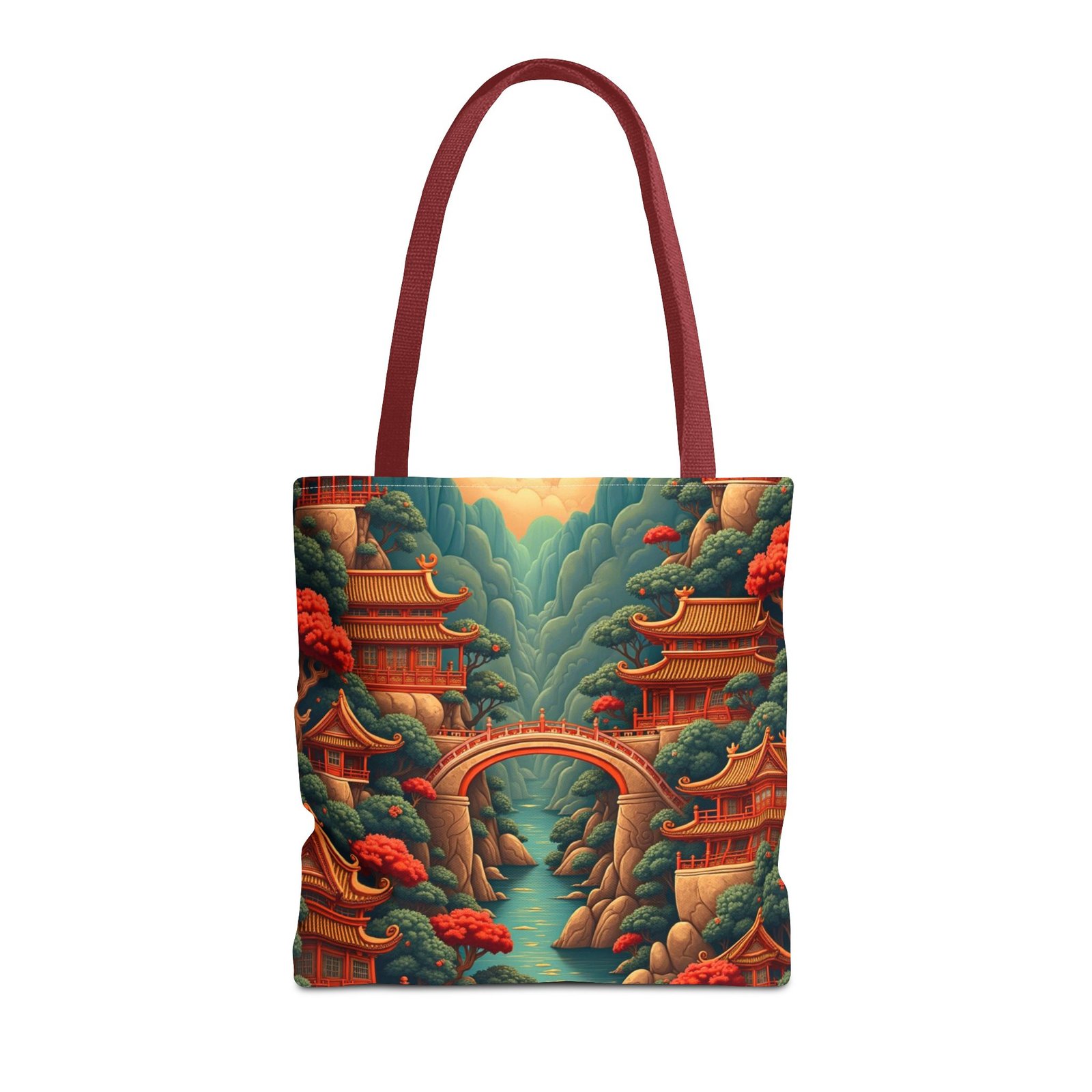 asian landscape tote bag stylish eco friendly shopper, perfect for travel, nature lovers, gifts, beach days, and everyday use asian landscape tote bag stylish eco friendly shopper, perfect for travel, nature lovers, gifts, beach days, and everyday use