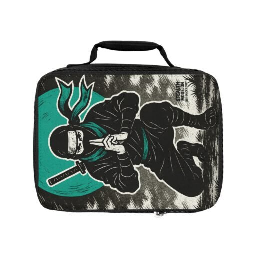 ninja lunch bag, fun kid's lunchbox, stylish meal carrier, perfect for school, picnic, and ninja lovers, summer camp, anime lunch bag