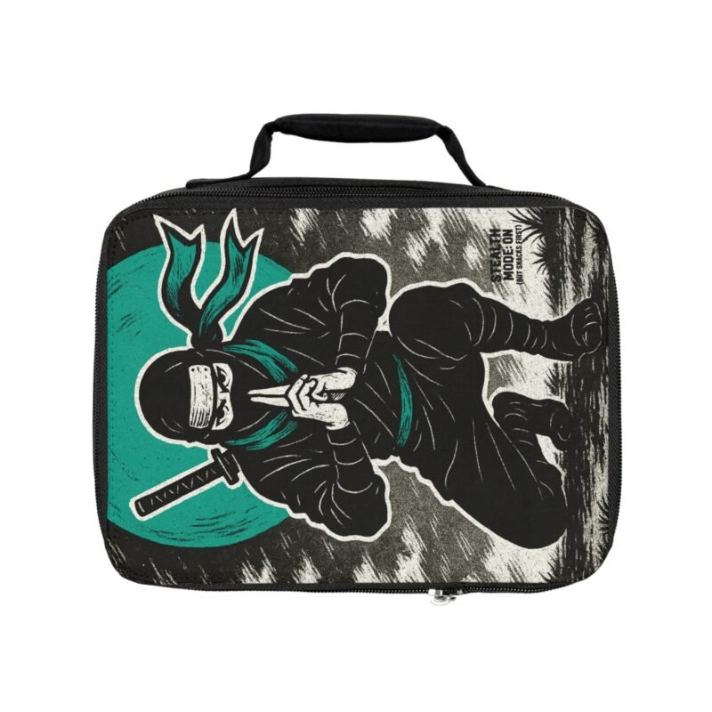 ninja lunch bag, fun kid's lunchbox, stylish meal carrier, perfect for school, picnic, and ninja lovers, summer camp, anime lunch bag