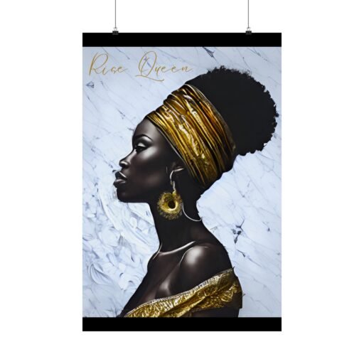 matte vertical posters: rise queen