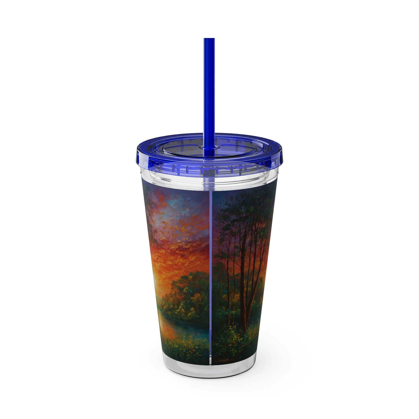 sunsplash tumbler with straw vibrant sunset drinkware for relaxing moments, summer vibe, gift for nature lovers, eco friendly, travel mug sunsplash tumbler with straw vibrant sunset drinkware for relaxing moments, summer vibe, gift for nature lovers, eco friendly, travel mug
