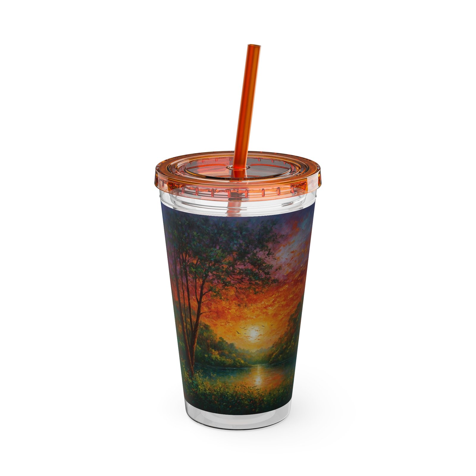 sunsplash tumbler with straw vibrant sunset drinkware for relaxing moments, summer vibe, gift for nature lovers, eco friendly, travel mug sunsplash tumbler with straw vibrant sunset drinkware for relaxing moments, summer vibe, gift for nature lovers, eco friendly, travel mug