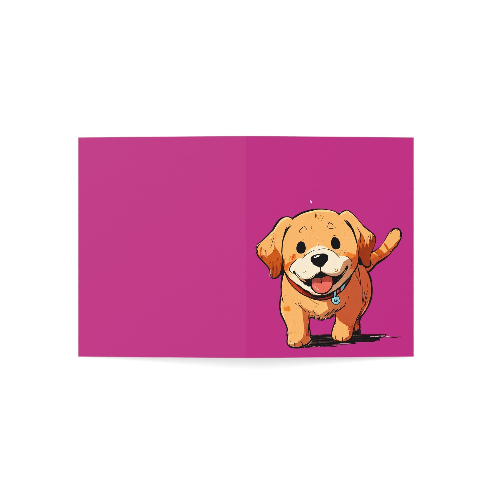 cute dog pink greeting cards, perfect for pet lovers, birthdays, thank you notes, invitations, set of 1, 10, 30, 50pcs cute dog pink greeting cards, perfect for pet lovers, birthdays, thank you notes, invitations, set of 1, 10, 30, 50pcs