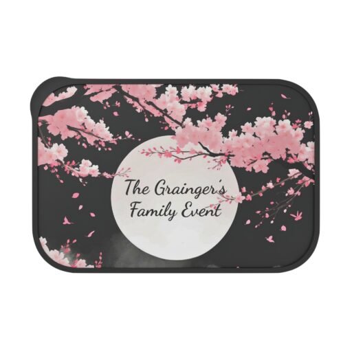 eco cherry blossom bento box, personalized lunch container for yourself or events, meal prep box, gift for foodies