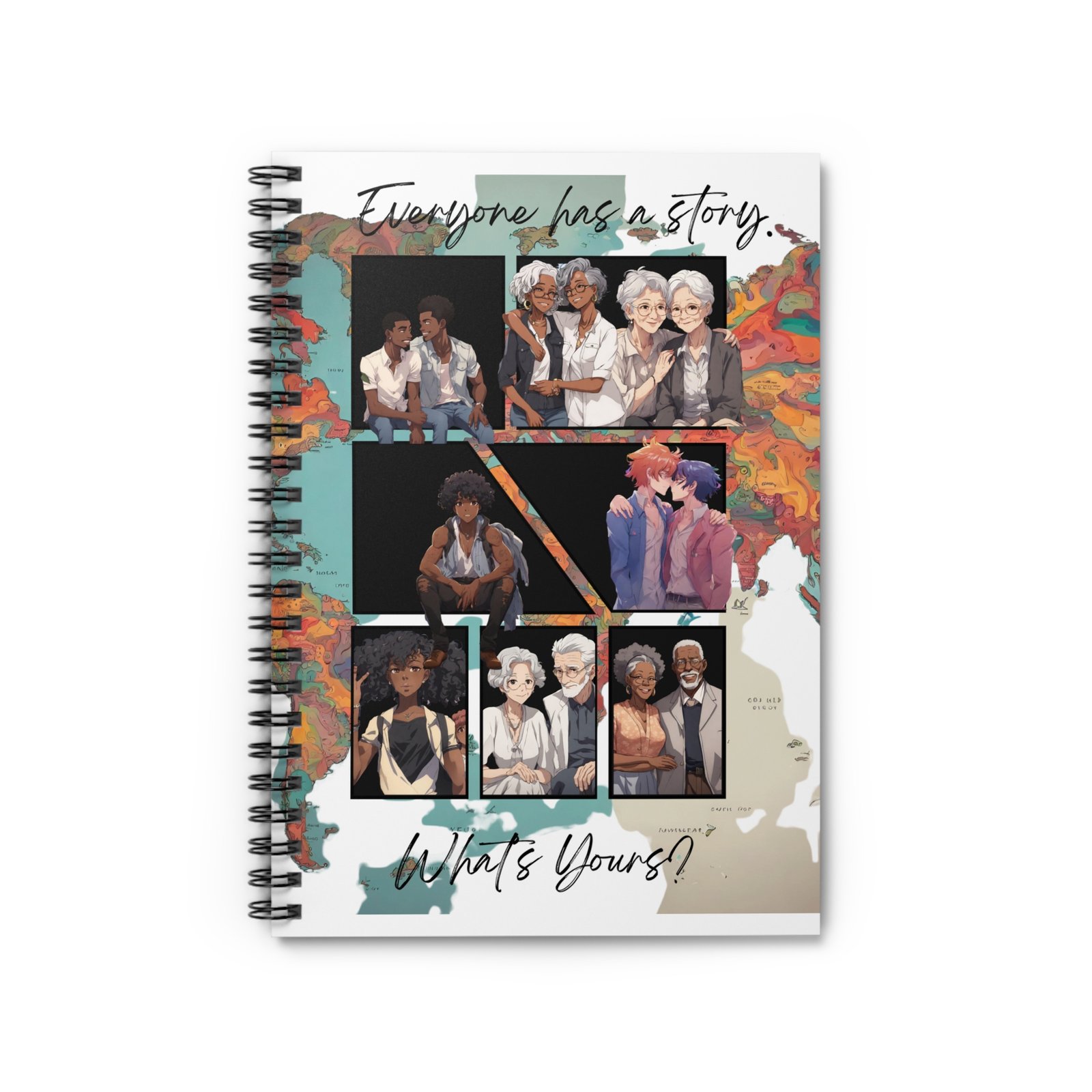 everyone has a story!spiral notebook ruled line everyone has a story!spiral notebook ruled line