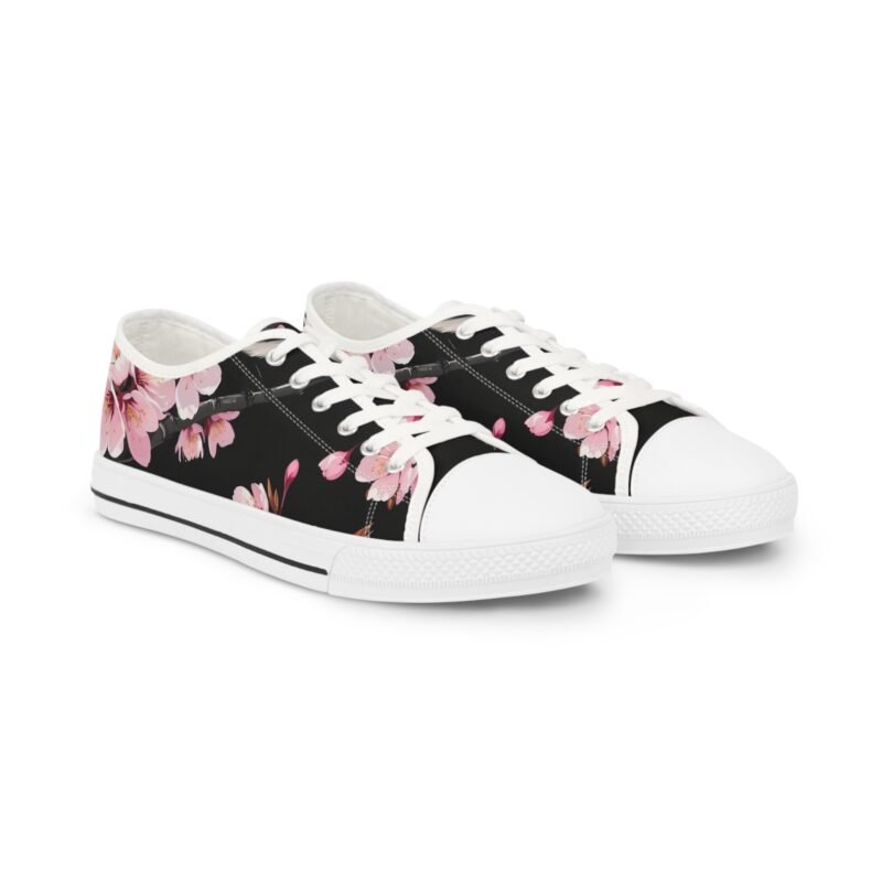 unisex floral low top sneakers | mens sizes | casual spring shoes | trendy everyday footwear | gift for nature lovers
