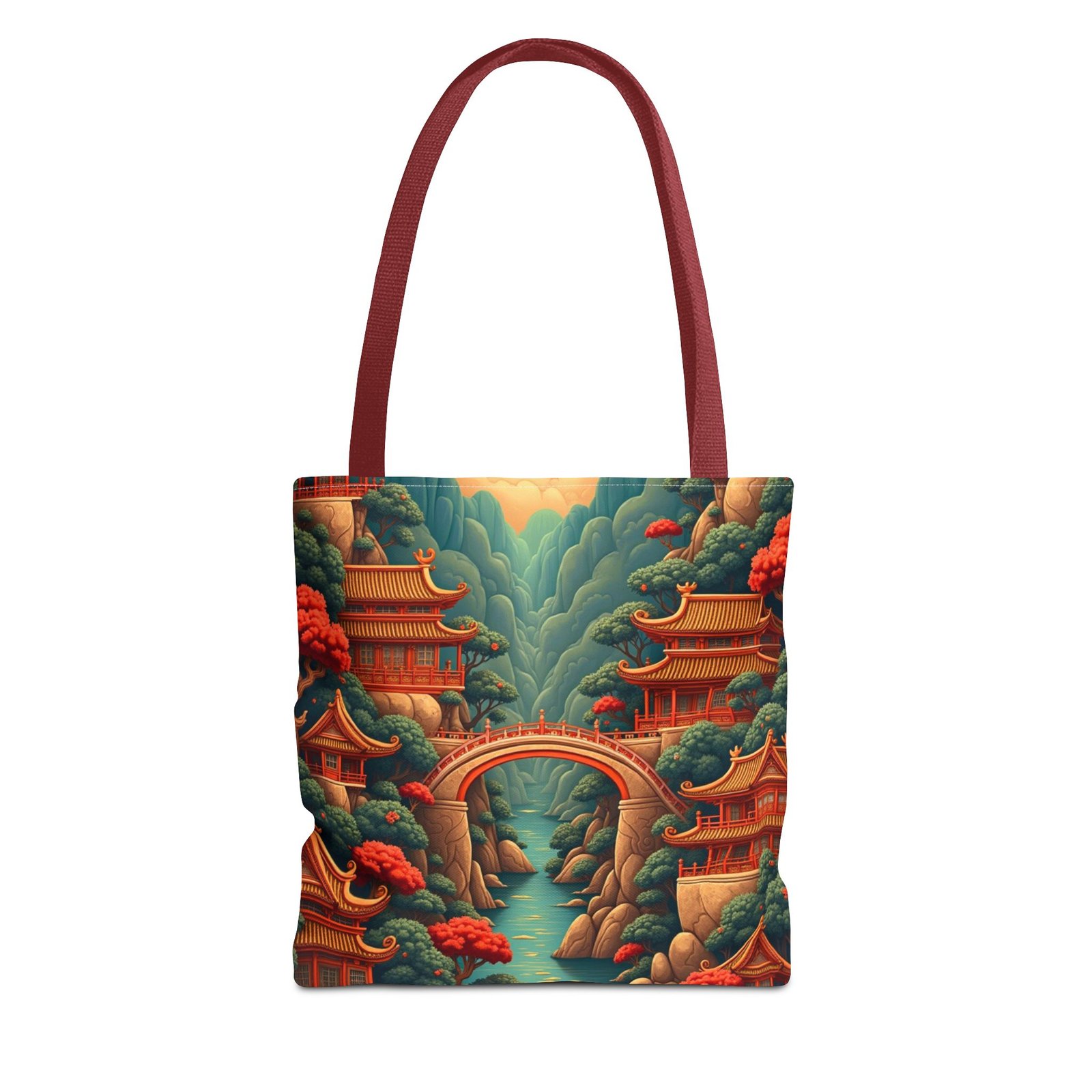 asian landscape tote bag stylish eco friendly shopper, perfect for travel, nature lovers, gifts, beach days, and everyday use asian landscape tote bag stylish eco friendly shopper, perfect for travel, nature lovers, gifts, beach days, and everyday use