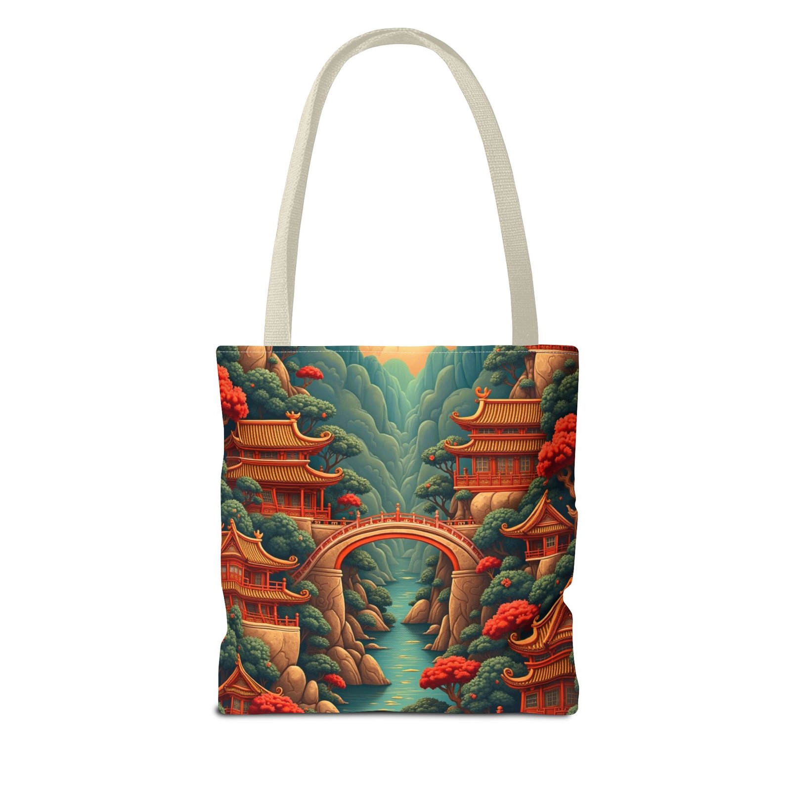asian landscape tote bag stylish eco friendly shopper, perfect for travel, nature lovers, gifts, beach days, and everyday use asian landscape tote bag stylish eco friendly shopper, perfect for travel, nature lovers, gifts, beach days, and everyday use