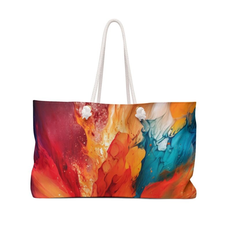color blast.weekender bag