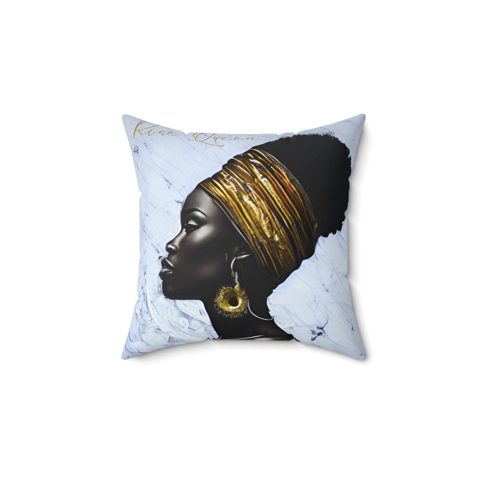 spun polyester square pillow: rise queen spun polyester square pillow: rise queen