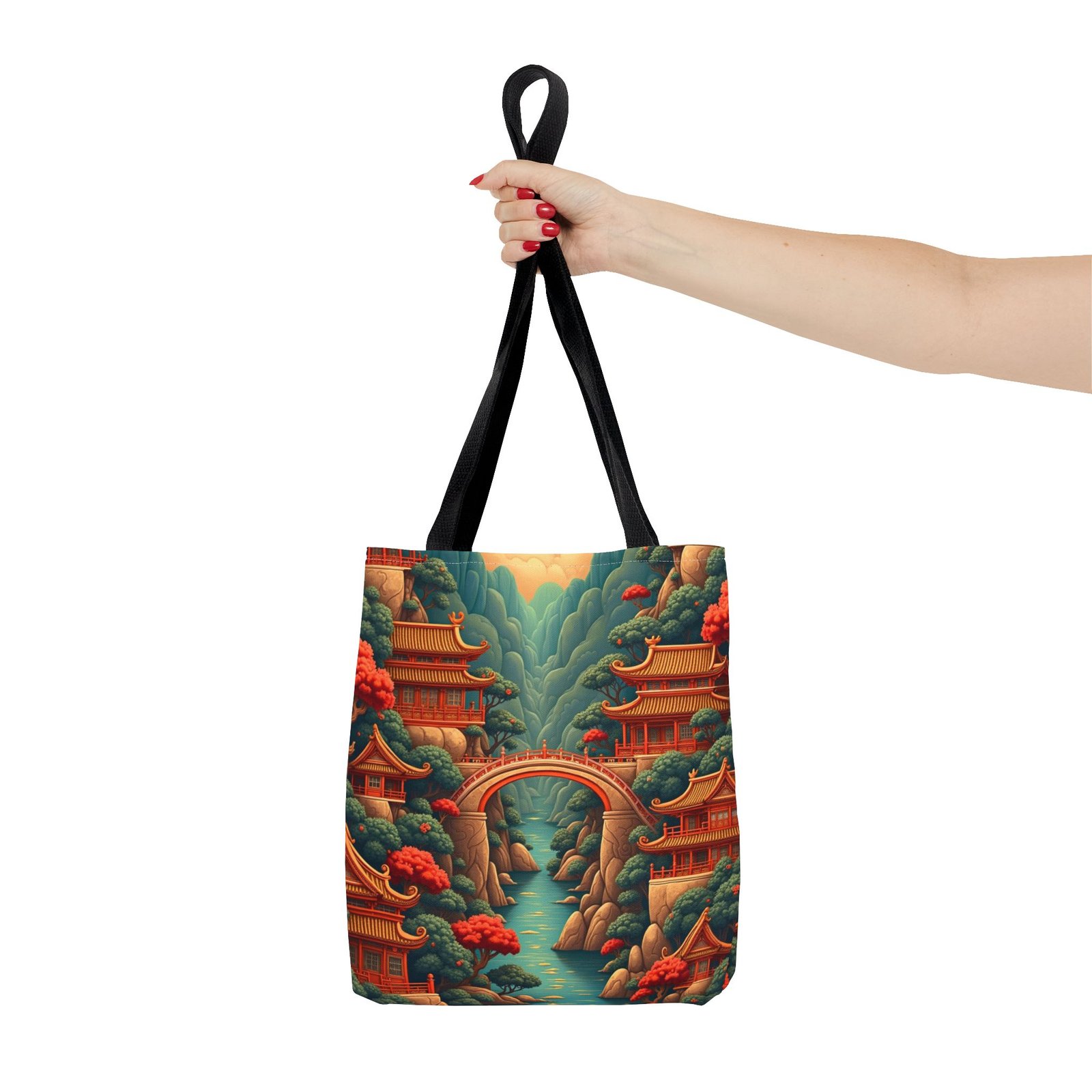 asian landscape tote bag stylish eco friendly shopper, perfect for travel, nature lovers, gifts, beach days, and everyday use asian landscape tote bag stylish eco friendly shopper, perfect for travel, nature lovers, gifts, beach days, and everyday use