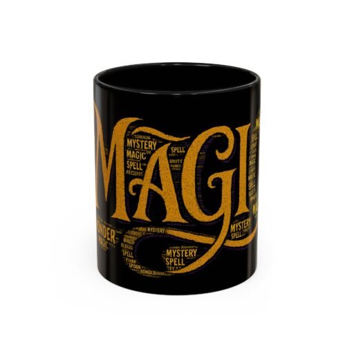 mystical magic coffee mug | enchanted drinkware for wizards, spells, halloween, gifts, home decor