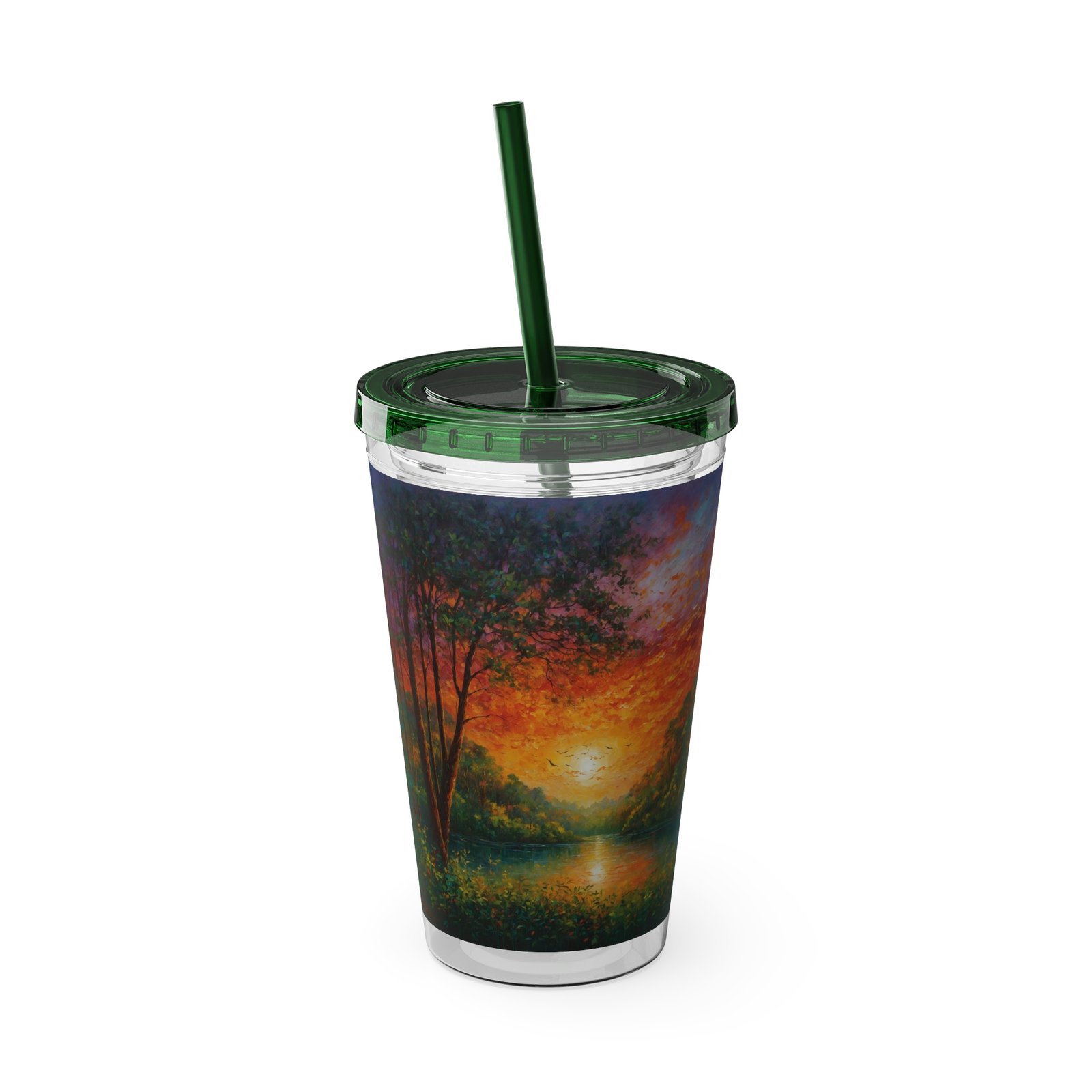 sunsplash tumbler with straw vibrant sunset drinkware for relaxing moments, summer vibe, gift for nature lovers, eco friendly, travel mug sunsplash tumbler with straw vibrant sunset drinkware for relaxing moments, summer vibe, gift for nature lovers, eco friendly, travel mug