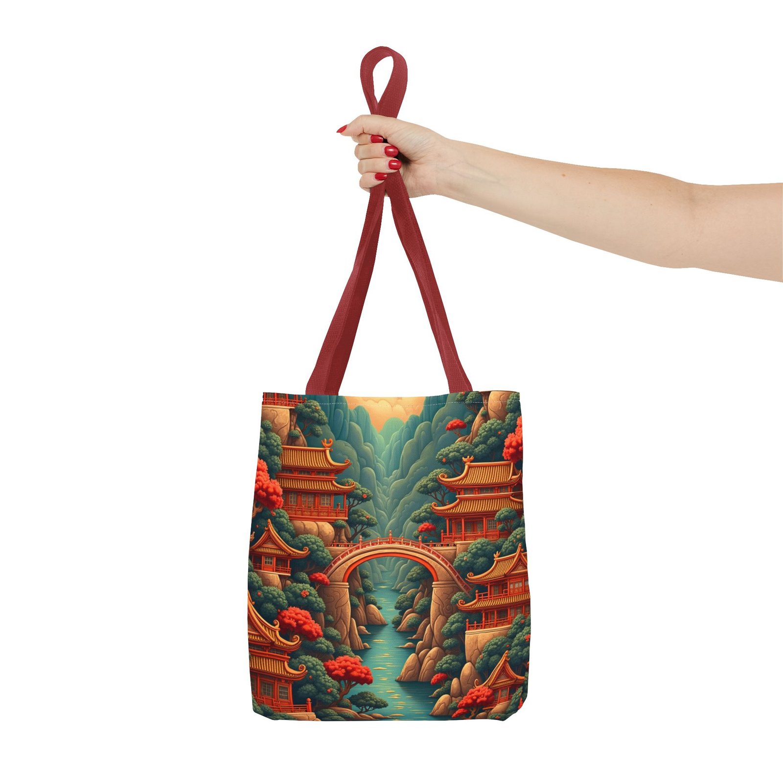 asian landscape tote bag stylish eco friendly shopper, perfect for travel, nature lovers, gifts, beach days, and everyday use asian landscape tote bag stylish eco friendly shopper, perfect for travel, nature lovers, gifts, beach days, and everyday use