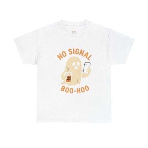 halloween no signal boo unisex tee, scary party t shirt, spooky costume shirt, october festive apparel, trick or treat top