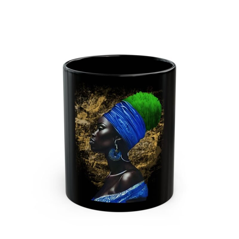 copy of 11oz black mug creative freedom: queen