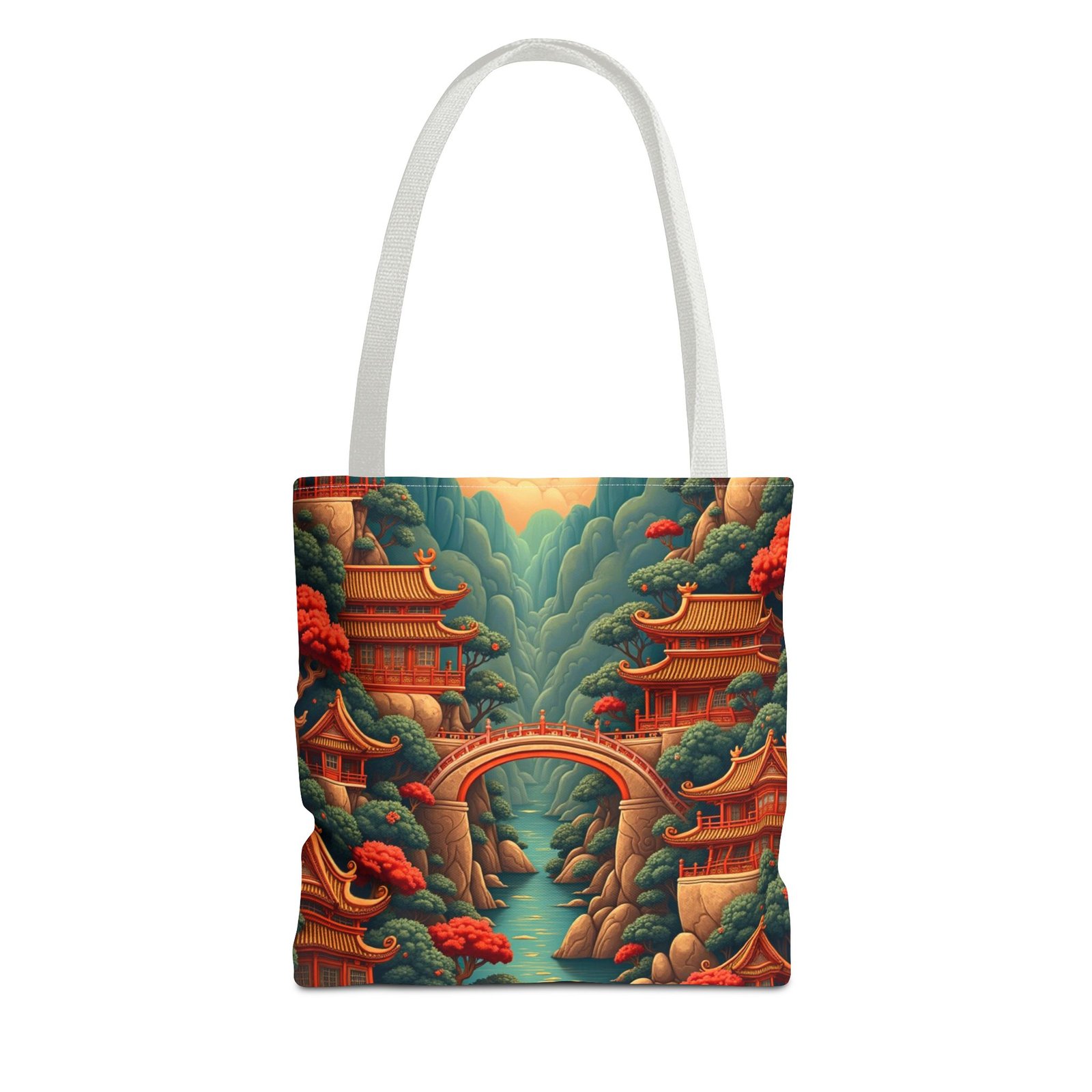 asian landscape tote bag stylish eco friendly shopper, perfect for travel, nature lovers, gifts, beach days, and everyday use asian landscape tote bag stylish eco friendly shopper, perfect for travel, nature lovers, gifts, beach days, and everyday use