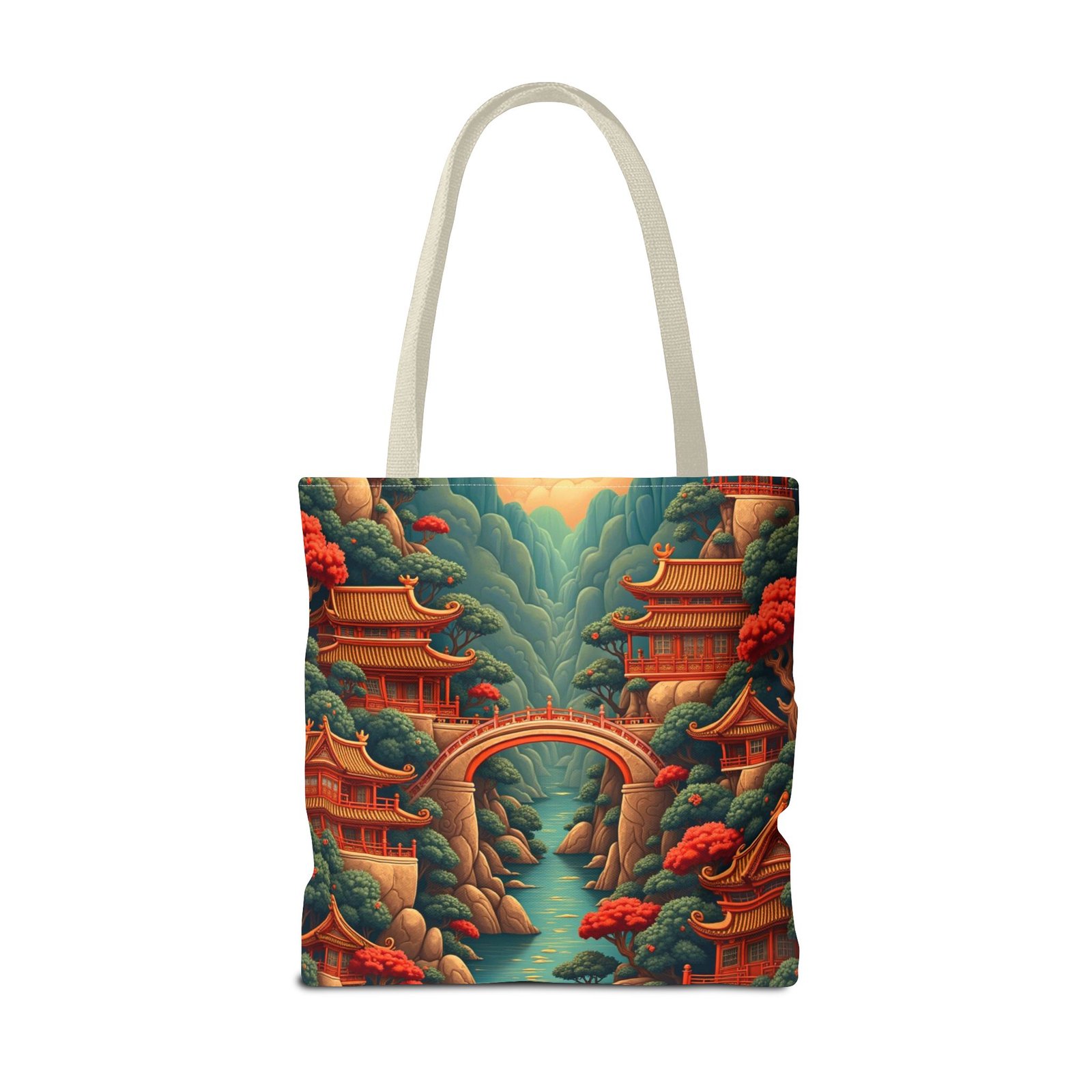 asian landscape tote bag stylish eco friendly shopper, perfect for travel, nature lovers, gifts, beach days, and everyday use asian landscape tote bag stylish eco friendly shopper, perfect for travel, nature lovers, gifts, beach days, and everyday use