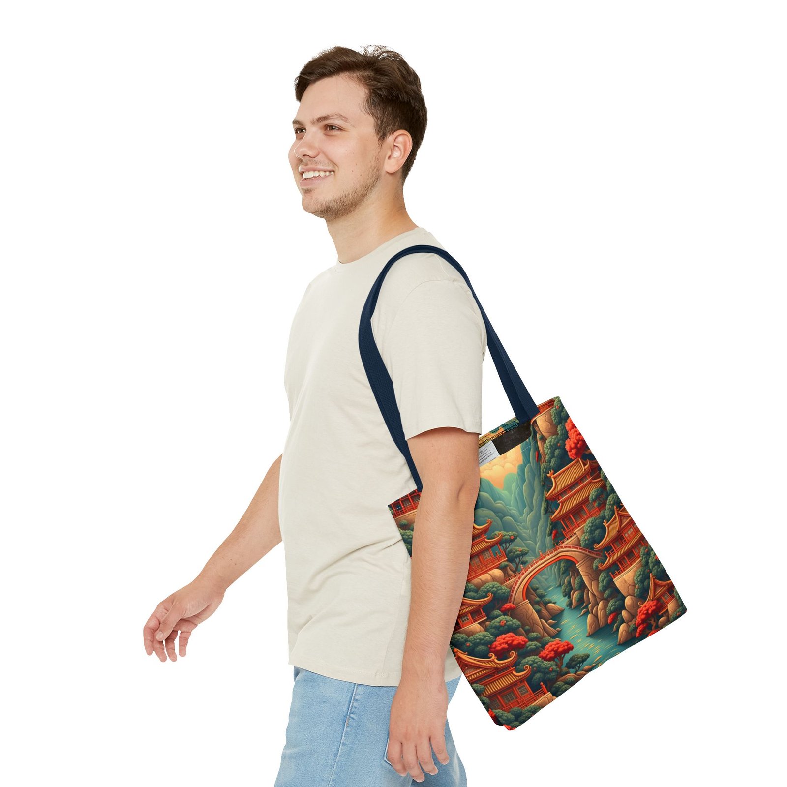 asian landscape tote bag stylish eco friendly shopper, perfect for travel, nature lovers, gifts, beach days, and everyday use asian landscape tote bag stylish eco friendly shopper, perfect for travel, nature lovers, gifts, beach days, and everyday use