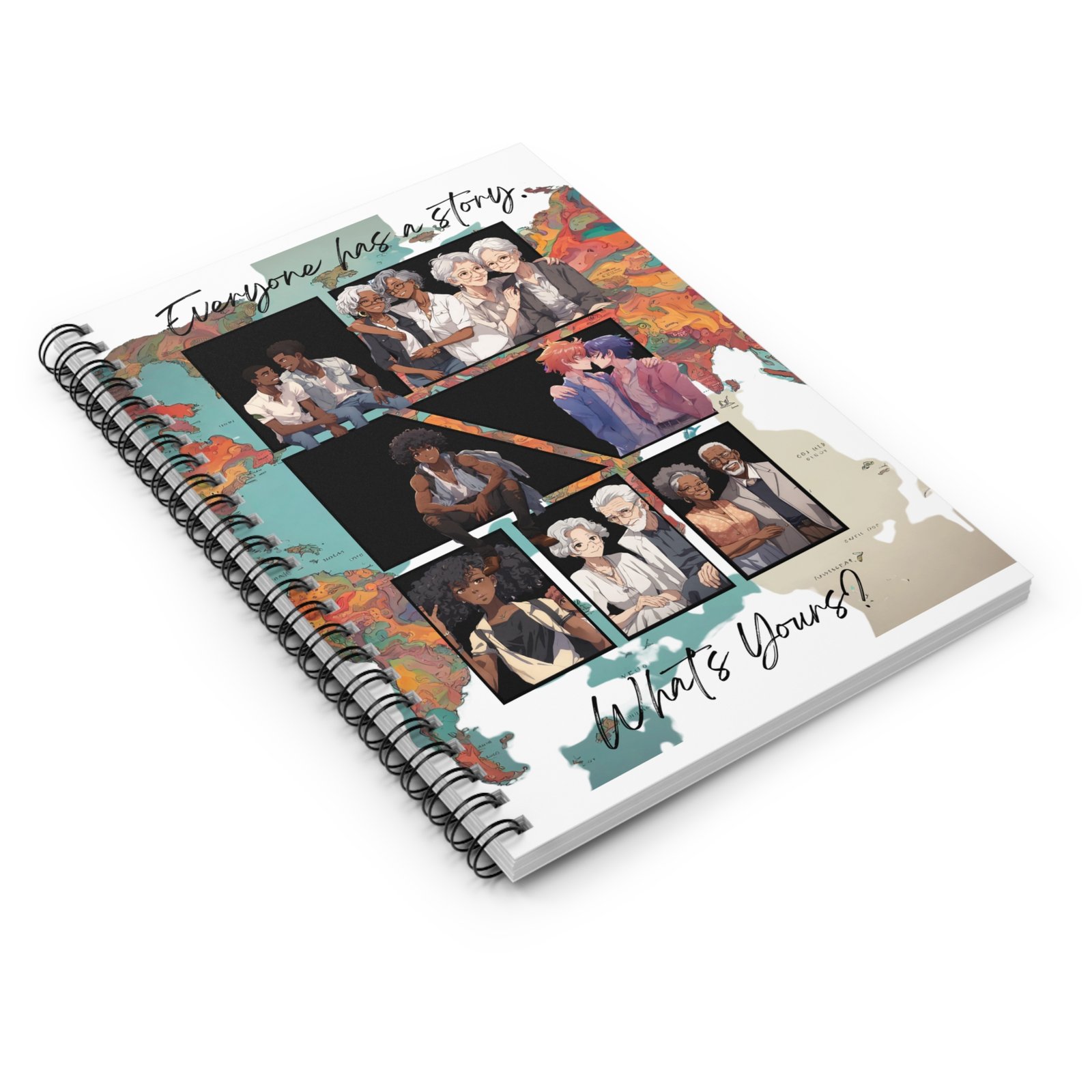 everyone has a story!spiral notebook ruled line everyone has a story!spiral notebook ruled line