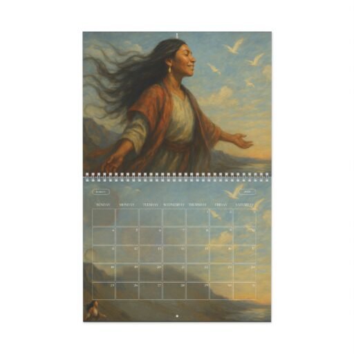 2026 wall calendar — the year of you: a calendar for thinking, feeling & strength a year of elemental womanhood